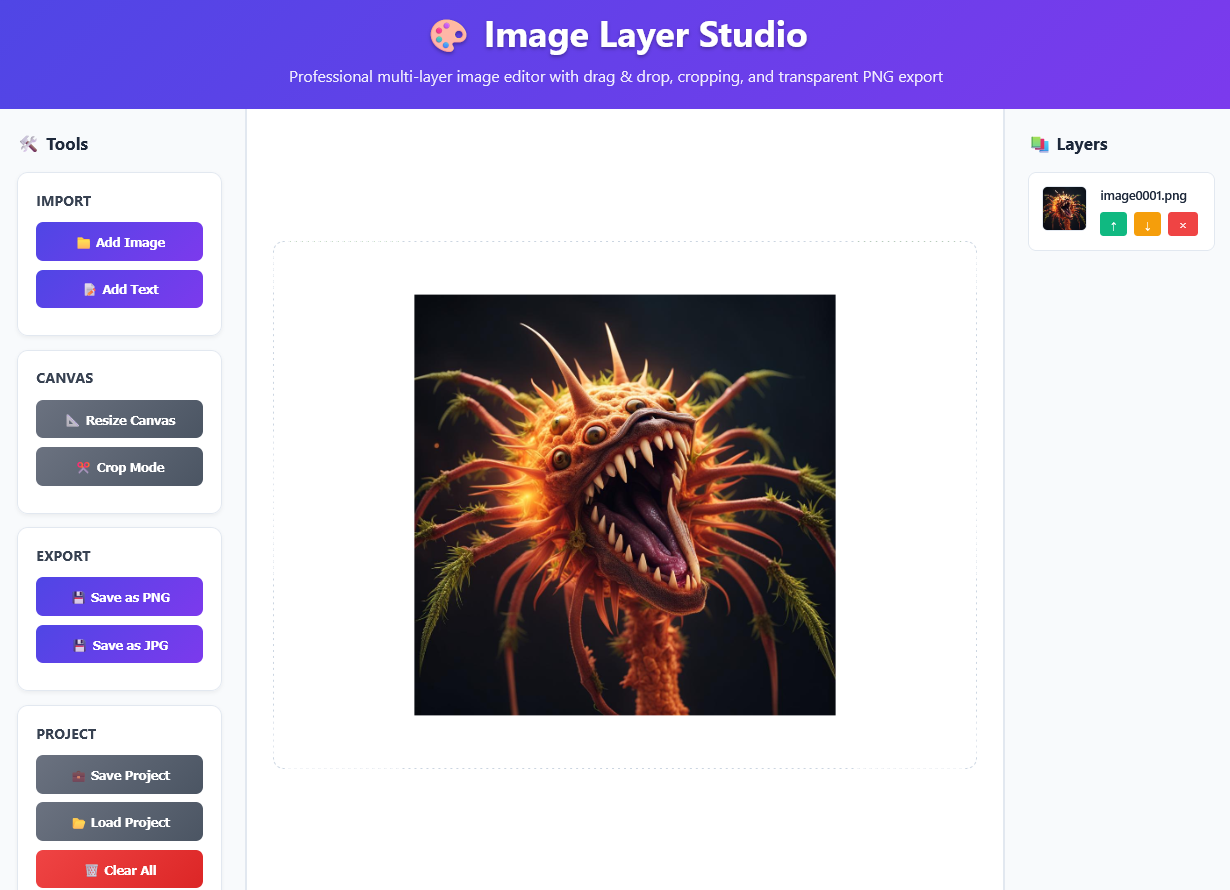 ImageLayerStudio editor